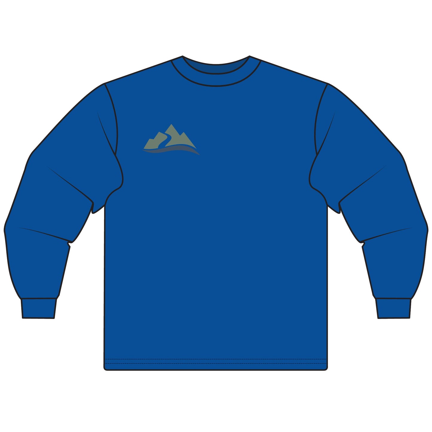 Mountain Wave Unisex Long Sleeve T-Shirt - Perfect for Outdoor Enthusiasts