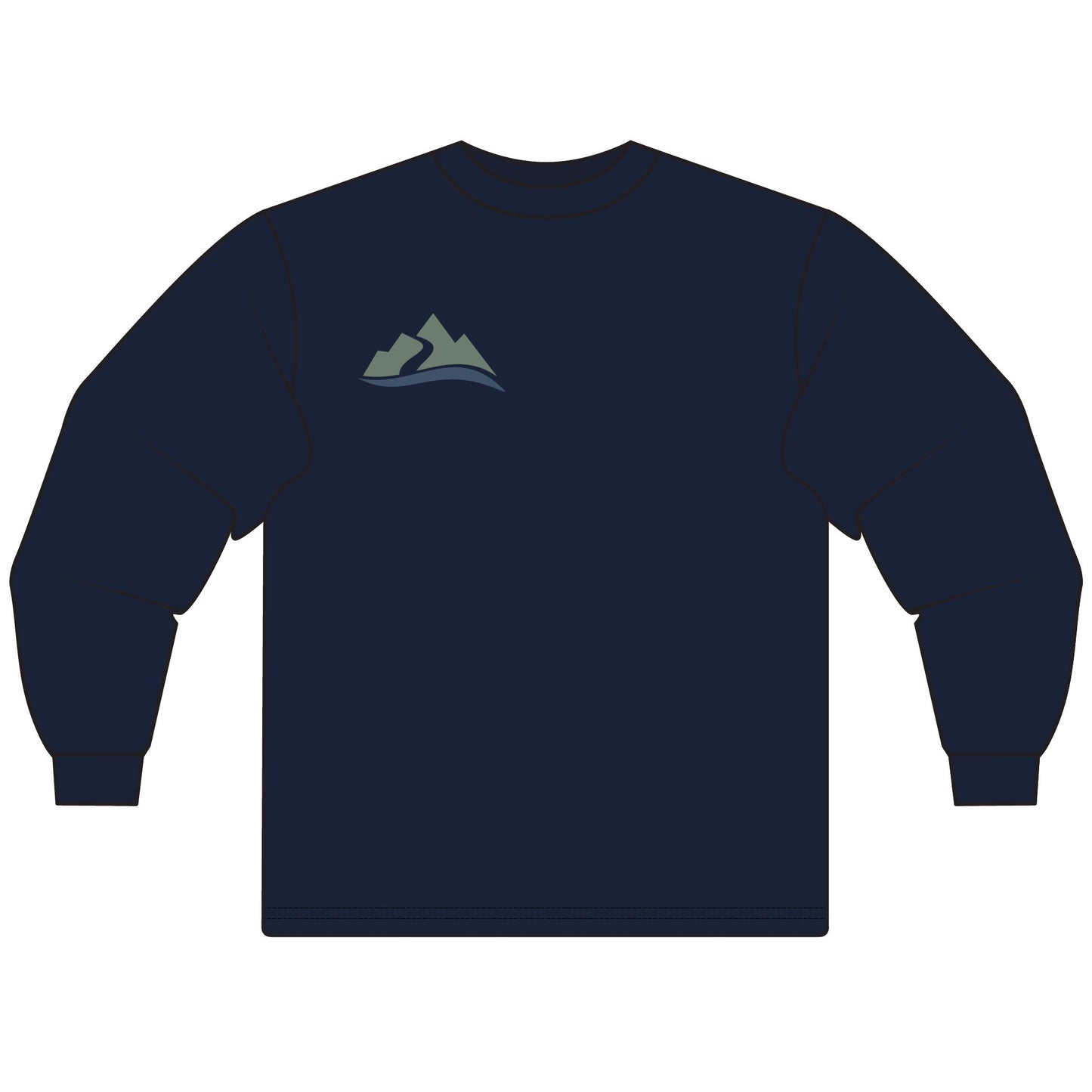 Mountain Wave Unisex Long Sleeve T-Shirt - Perfect for Outdoor Enthusiasts