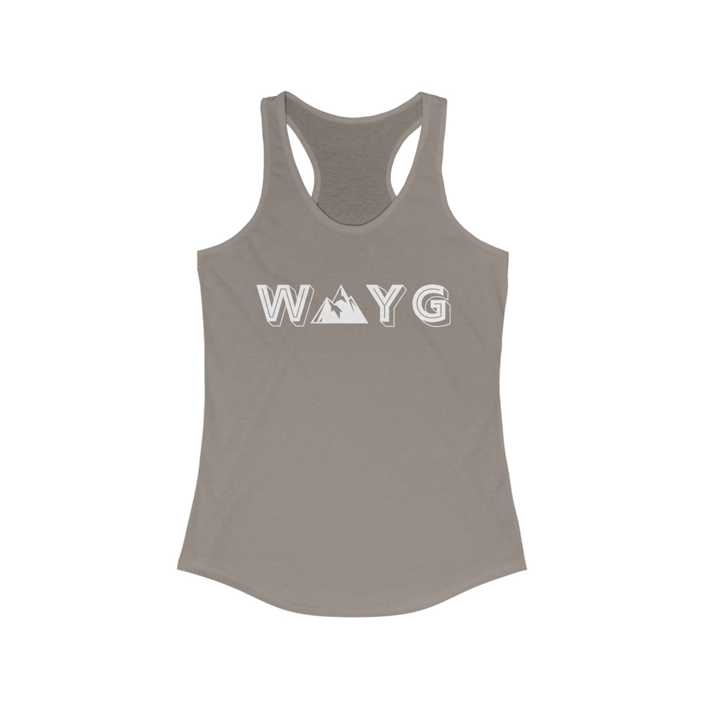 Women’s Ideal Racerback Tank - Adventure Awaits Design