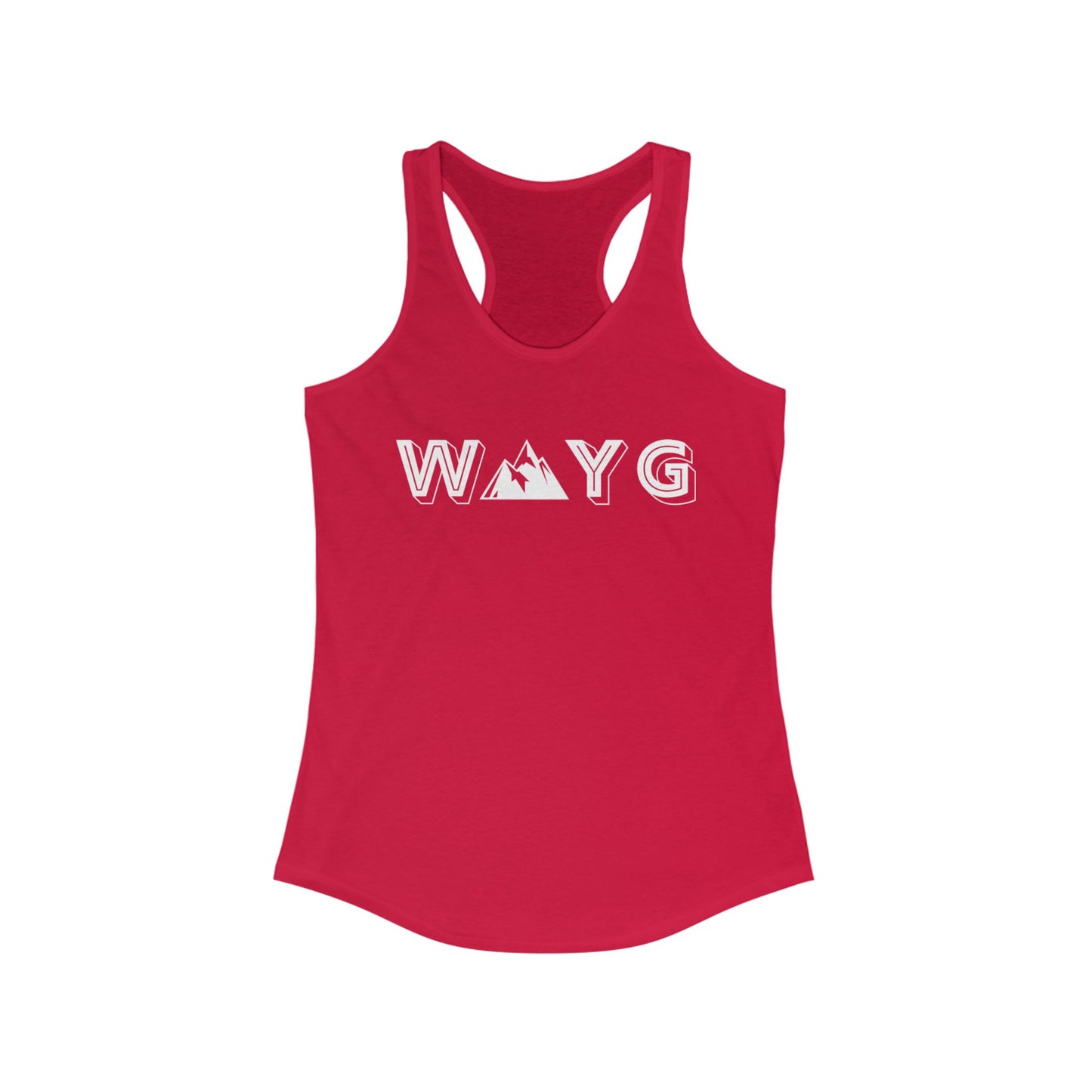 Women’s Ideal Racerback Tank - Adventure Awaits Design