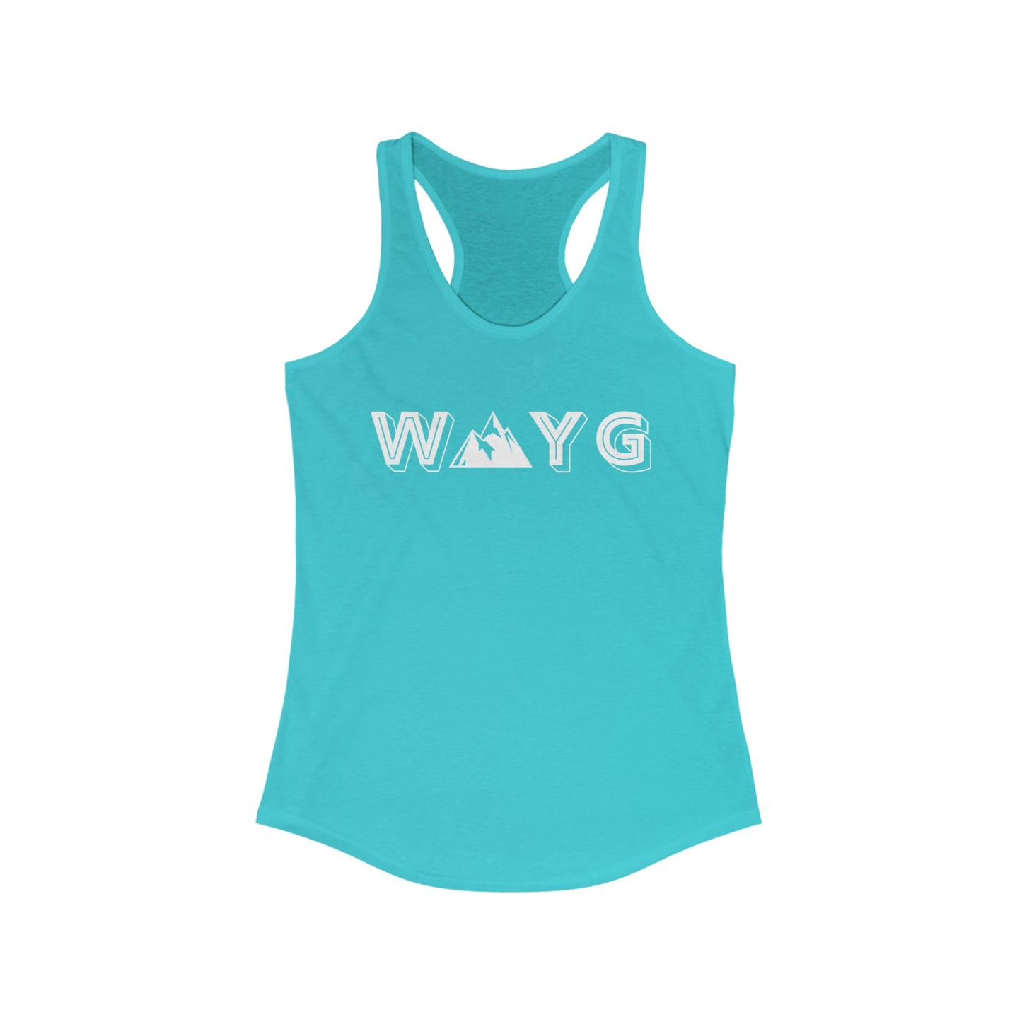 Women’s Ideal Racerback Tank - Adventure Awaits Design