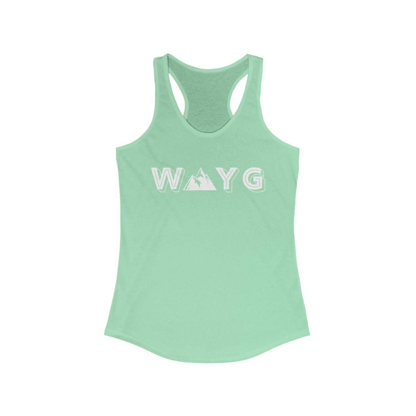 Women’s Ideal Racerback Tank - Adventure Awaits Design