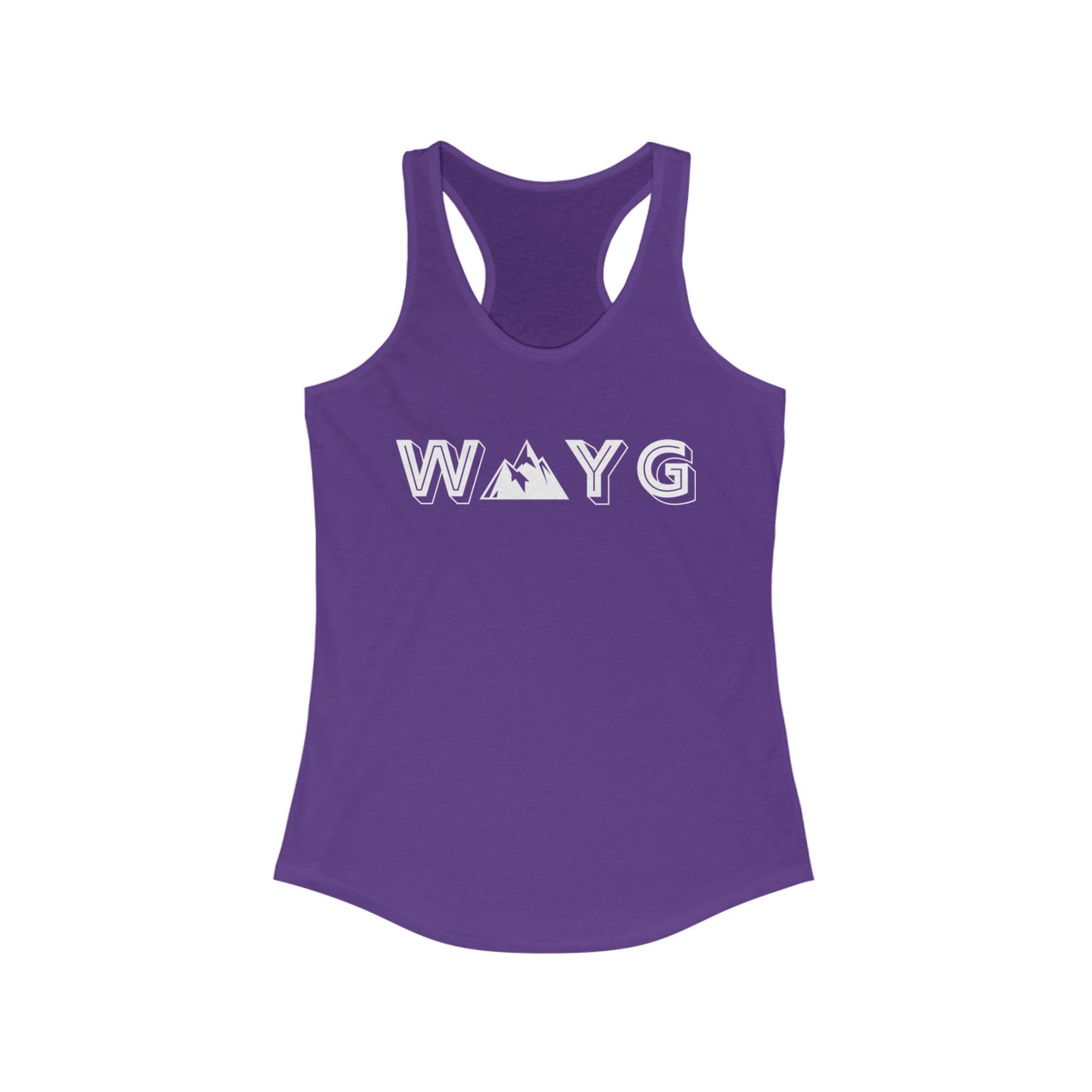 Women’s Ideal Racerback Tank - Adventure Awaits Design