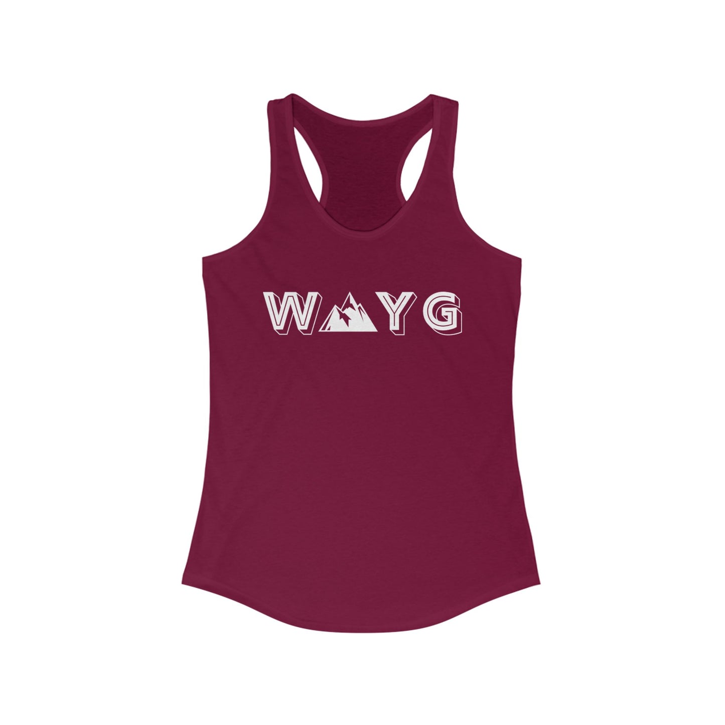 Women’s Ideal Racerback Tank - Adventure Awaits Design