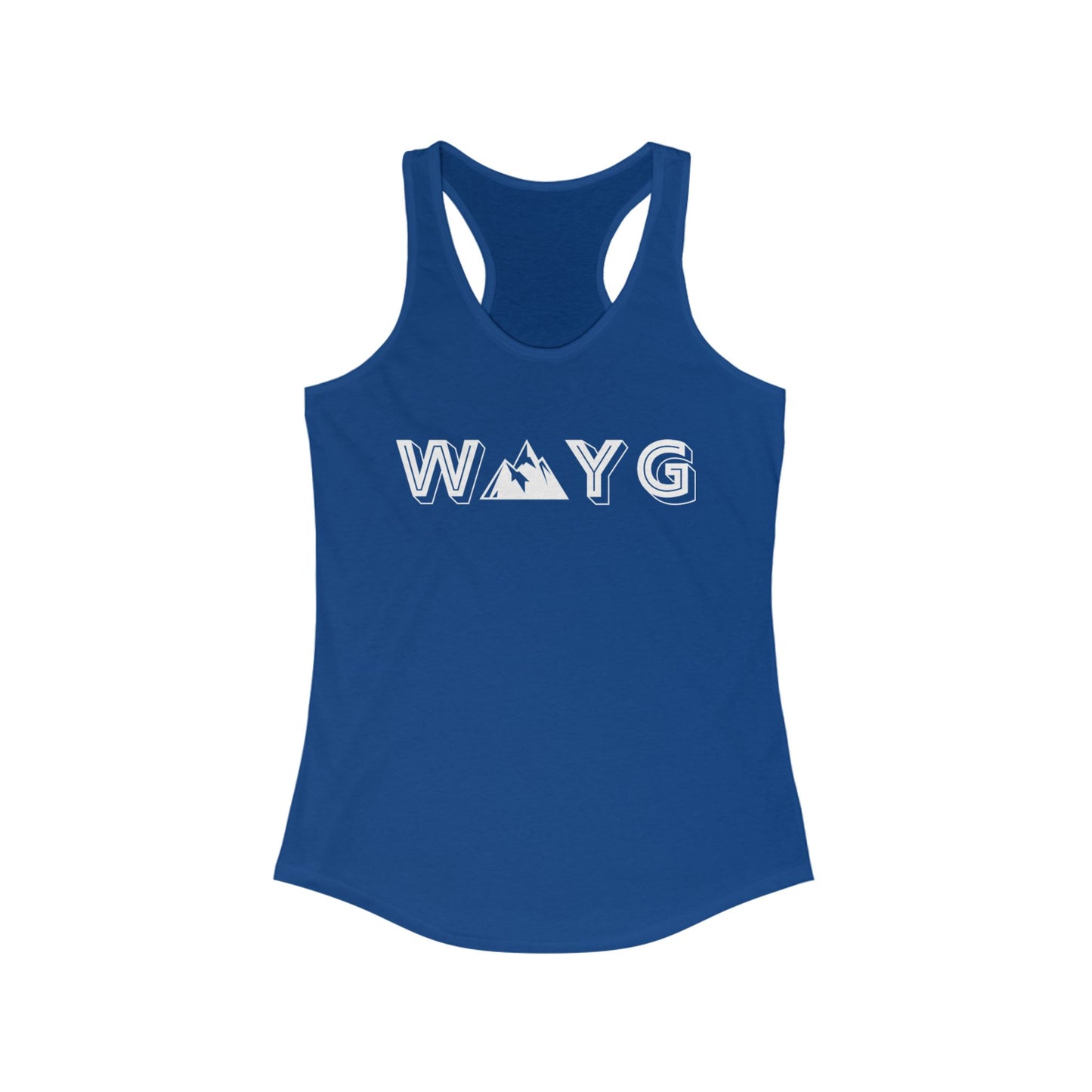 Women’s Ideal Racerback Tank - Adventure Awaits Design