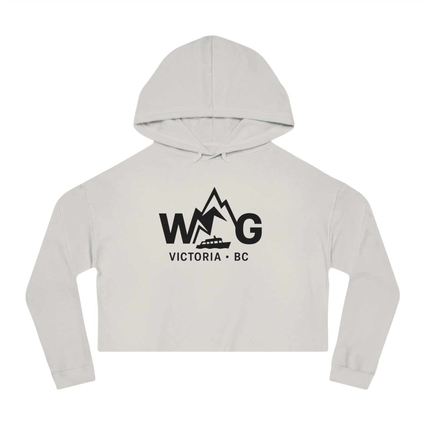 WAYG Collection- Victoria BC Canada- Women’s Cropped Hooded Sweatshirt