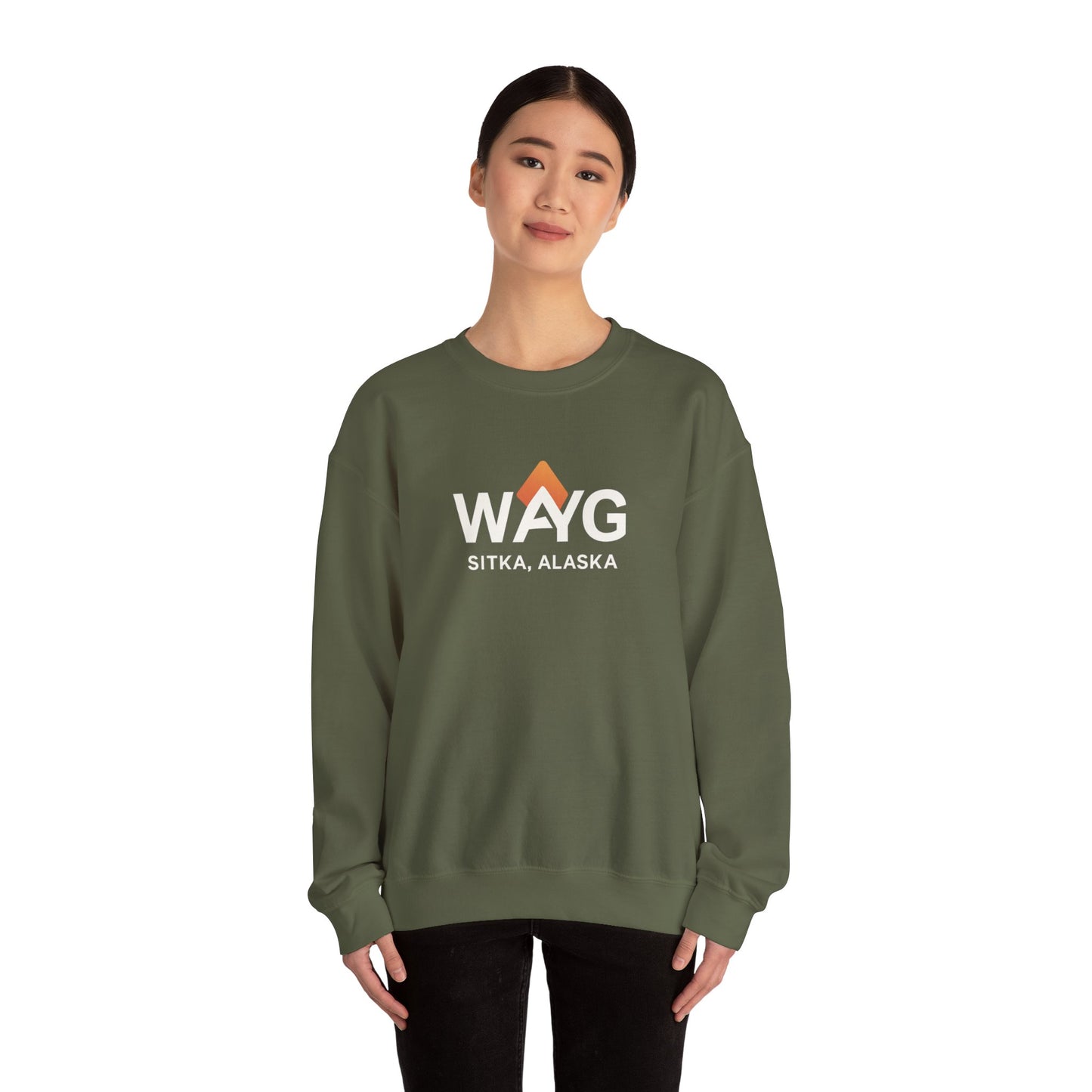 WAYG Collection-Sitka Alaska- Crewneck Sweatshirt -Unisex Pullover