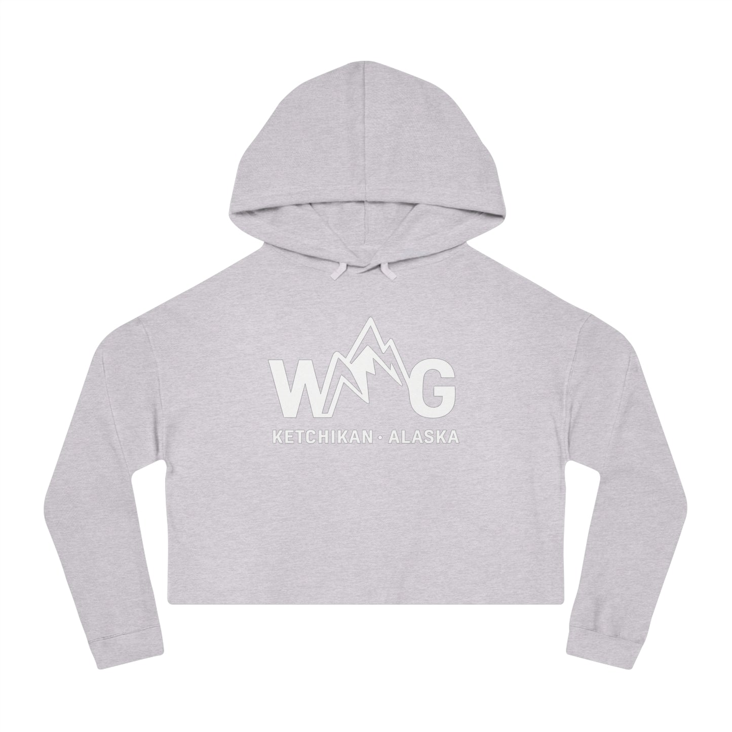 WAYG Collection- Ketchikan Alaska- Women’s Cropped Hooded Sweatshirt