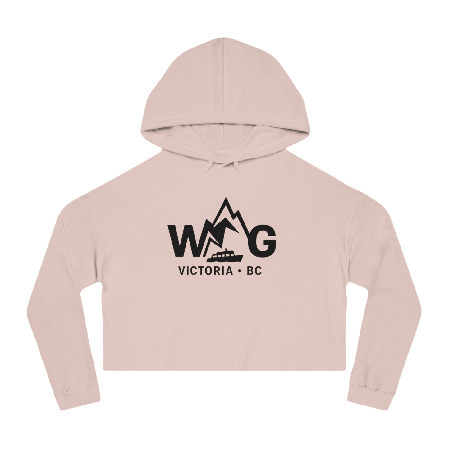 WAYG Collection- Victoria BC Canada- Women’s Cropped Hooded Sweatshirt