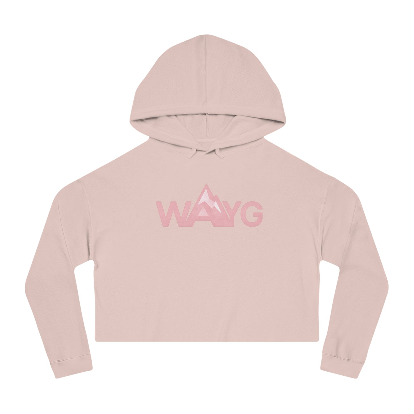 WAYG Collection- Tie-Die- Pastel- Women’s Cropped Hooded Sweatshirt