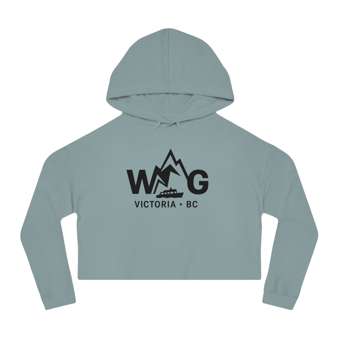 WAYG Collection- Victoria BC Canada- Women’s Cropped Hooded Sweatshirt