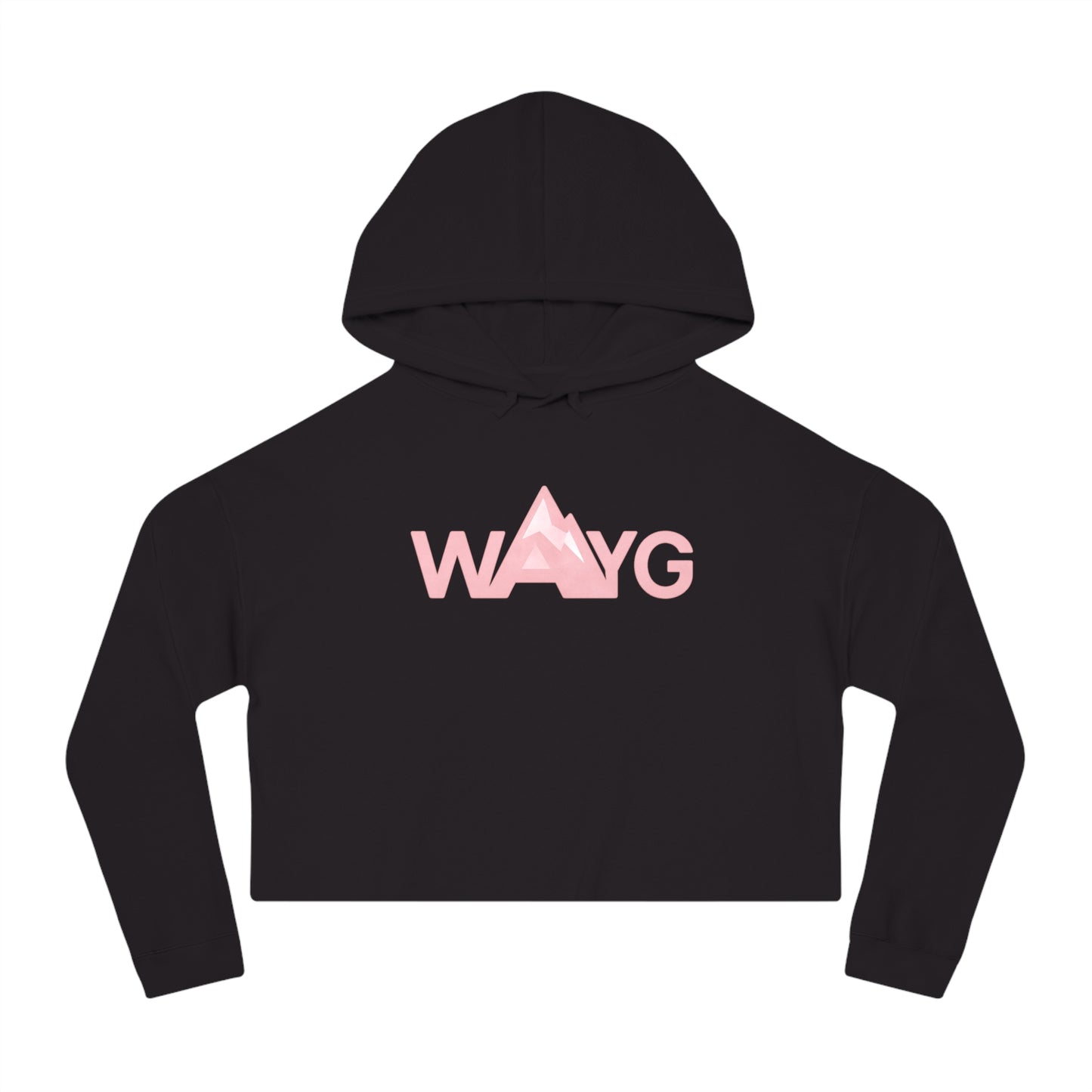 WAYG Collection- Tie-Die- Pastel- Women’s Cropped Hooded Sweatshirt
