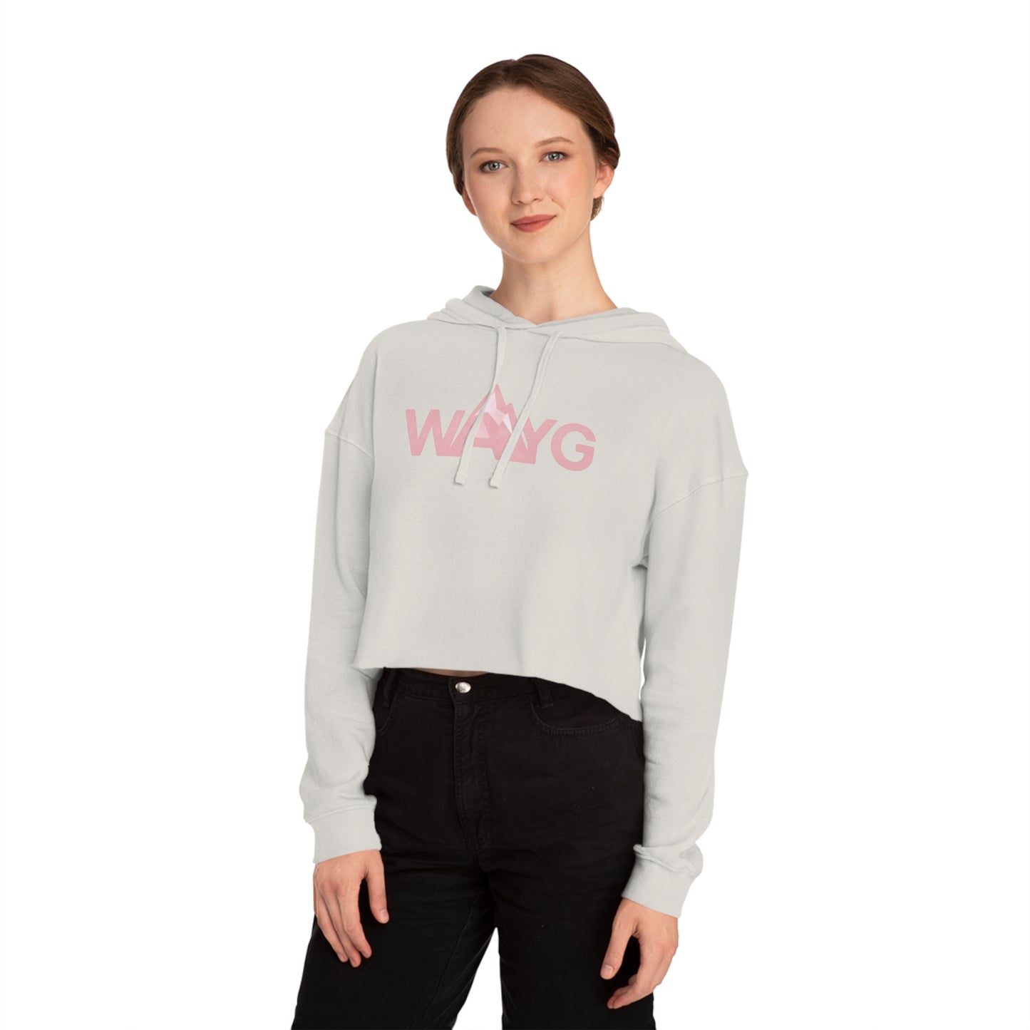 WAYG Collection- Tie-Die- Pastel- Women’s Cropped Hooded Sweatshirt