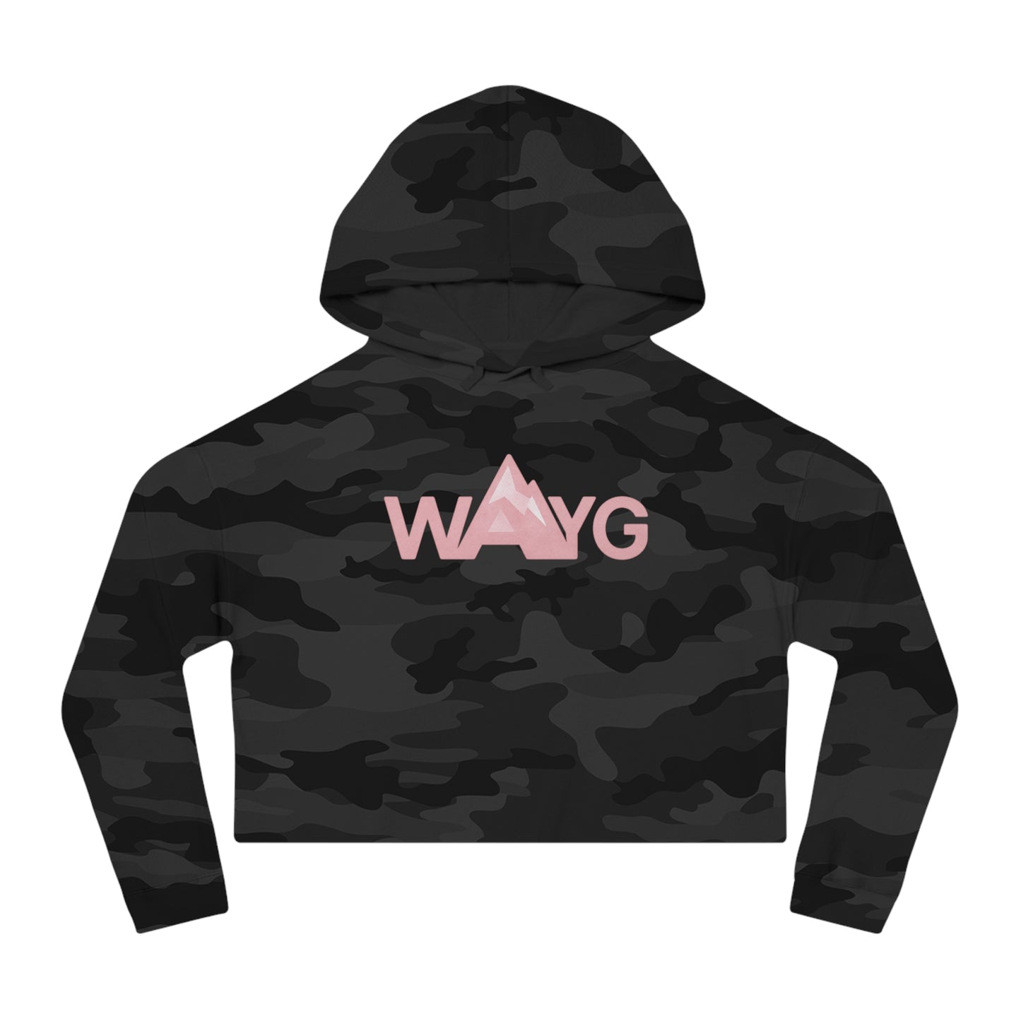 WAYG Collection- Tie-Die- Pastel- Women’s Cropped Hooded Sweatshirt