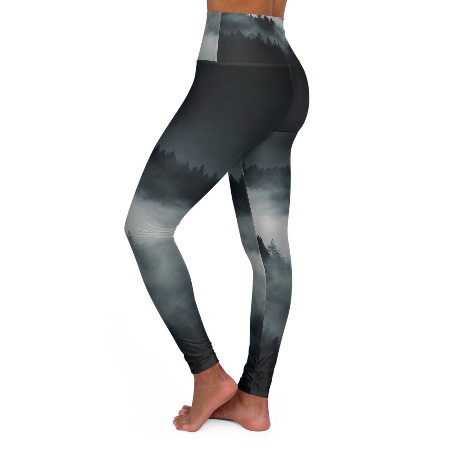 WAYG- High Waisted Yoga Leggings - Forest