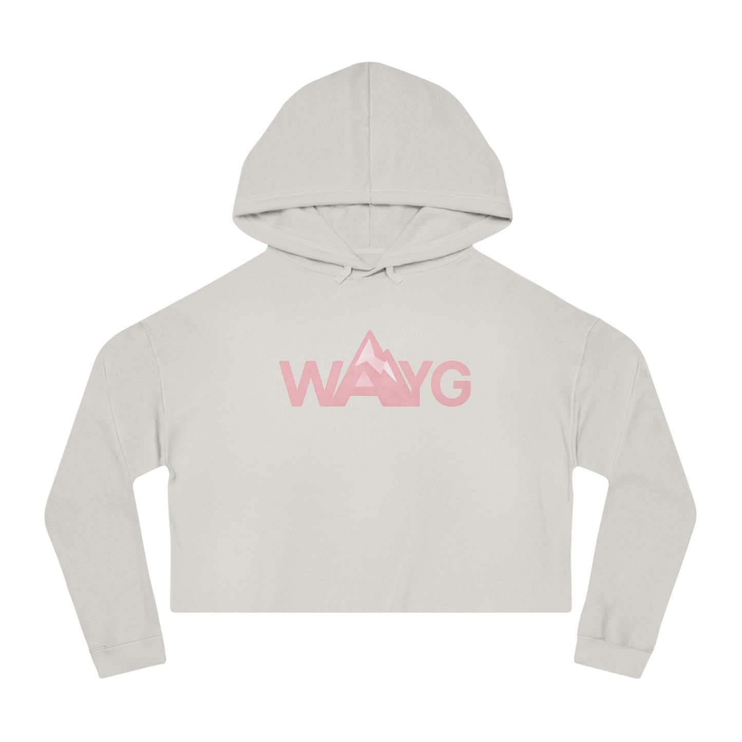 WAYG Collection- Tie-Die- Pastel- Women’s Cropped Hooded Sweatshirt
