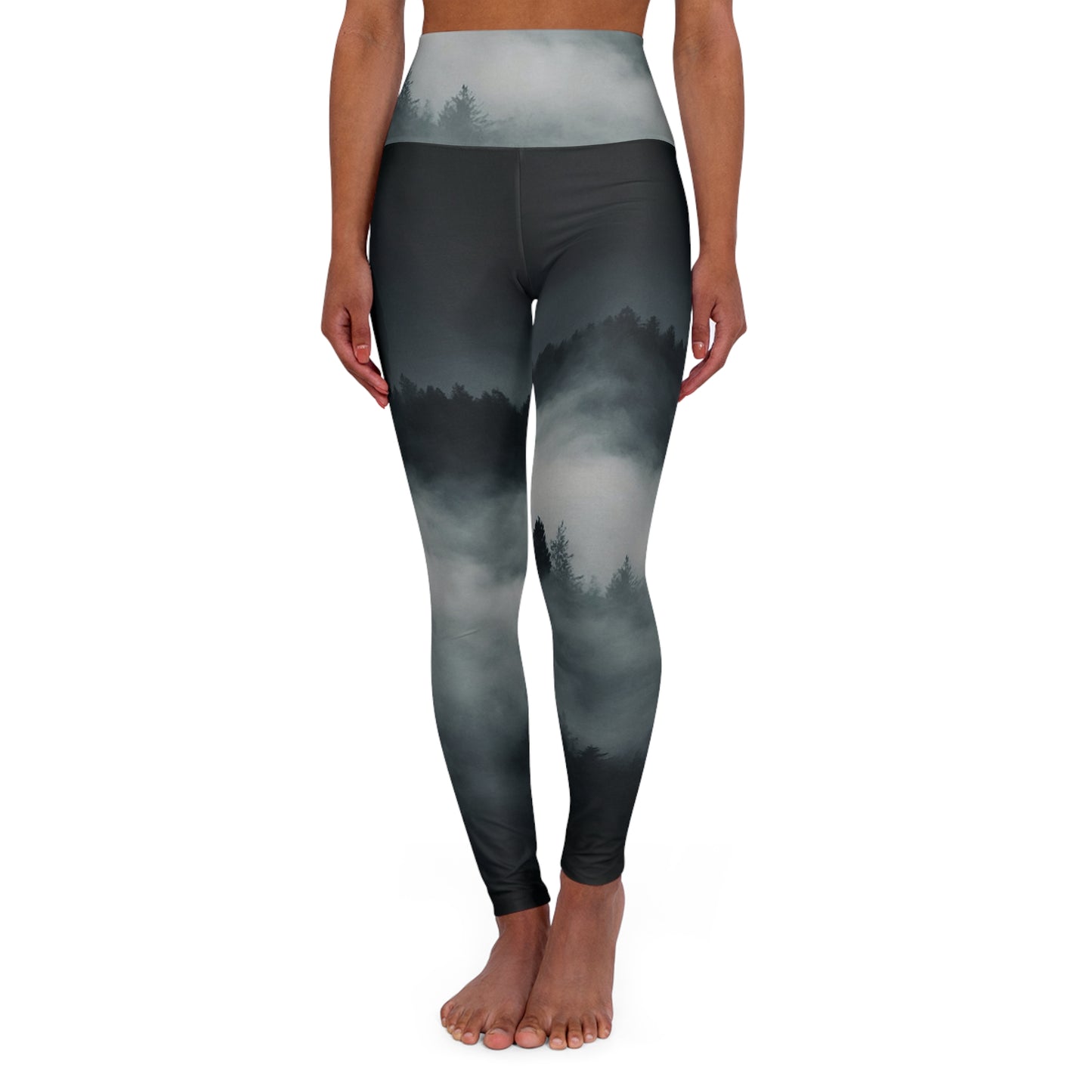 WAYG- High Waisted Yoga Leggings - Forest