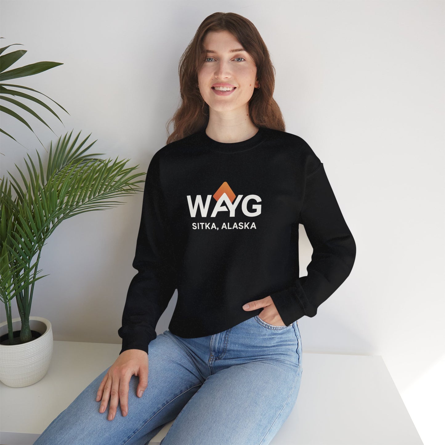 WAYG Collection-Sitka Alaska- Crewneck Sweatshirt -Unisex Pullover
