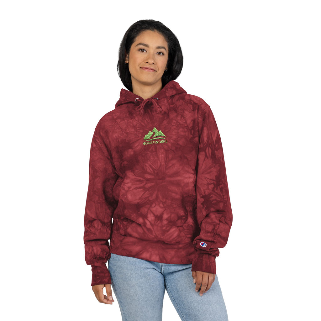 Unisex Champion Tie-Dye Hoodie with Mountain Embroidery | Cozy Urban Fashion, Perfect Gift for Friends and Family, Ideal for Casual [...]