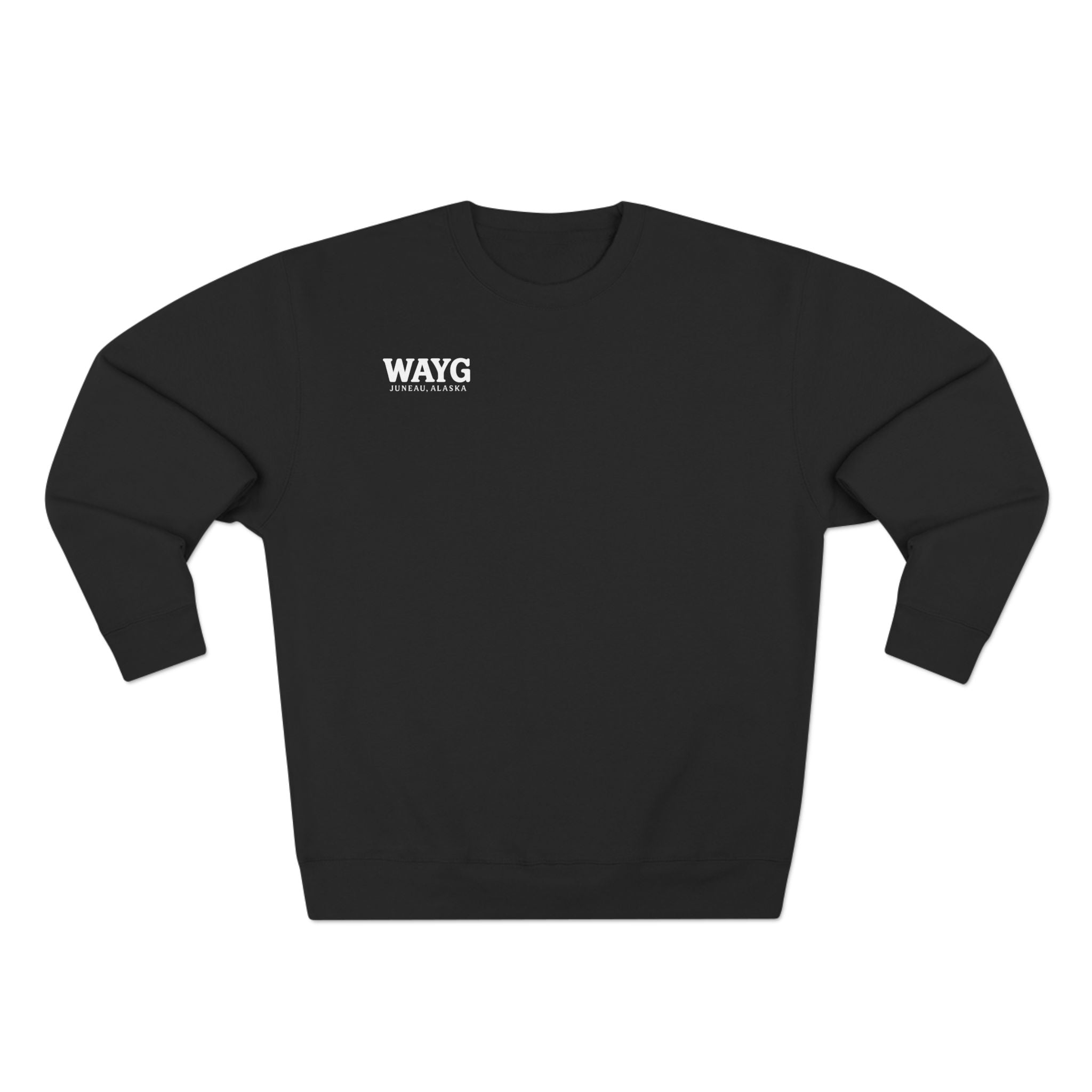 WAYG- Collection- Juneau Alaska-Unisex Crewneck Sweatshirt- Whale Watching