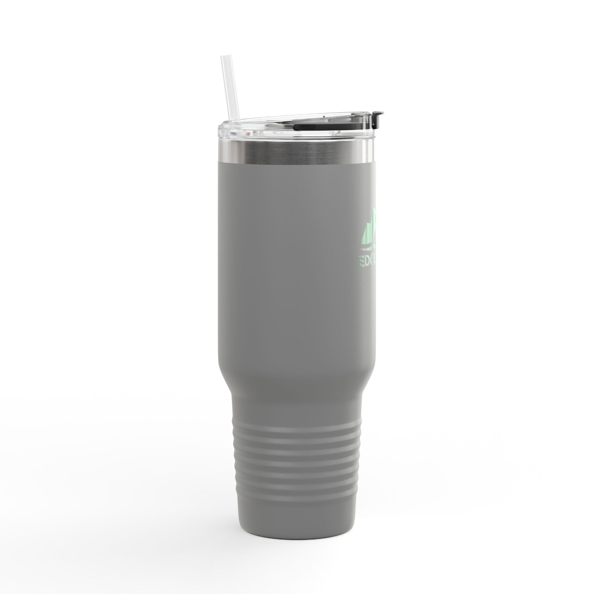 Eco-Friendly Insulated Travel Mug - 40oz with Mountains Design