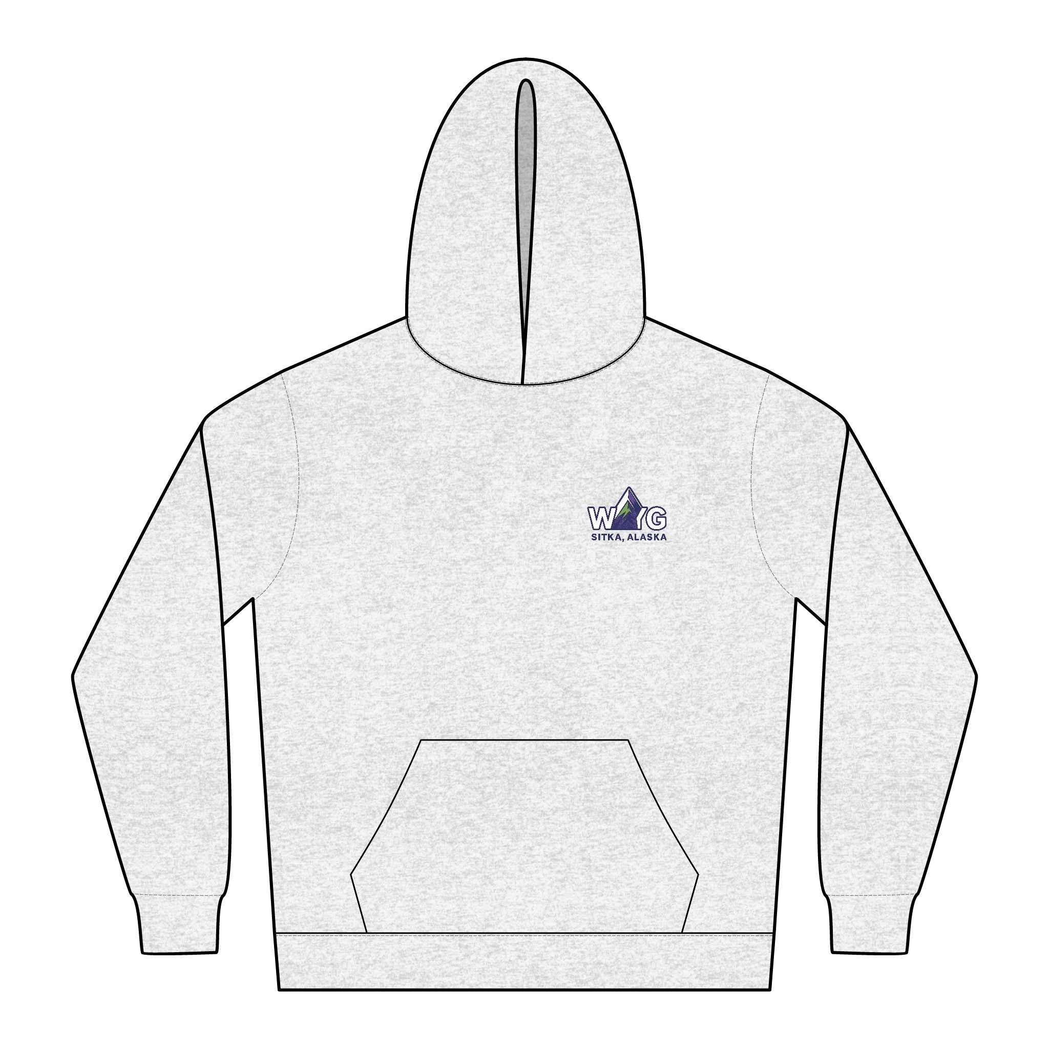 WAYG Collection- Sitka Alaska - Cozy Relaxed Hoodie for Everyday Comfort, Soft Hooded Sweatshirt
