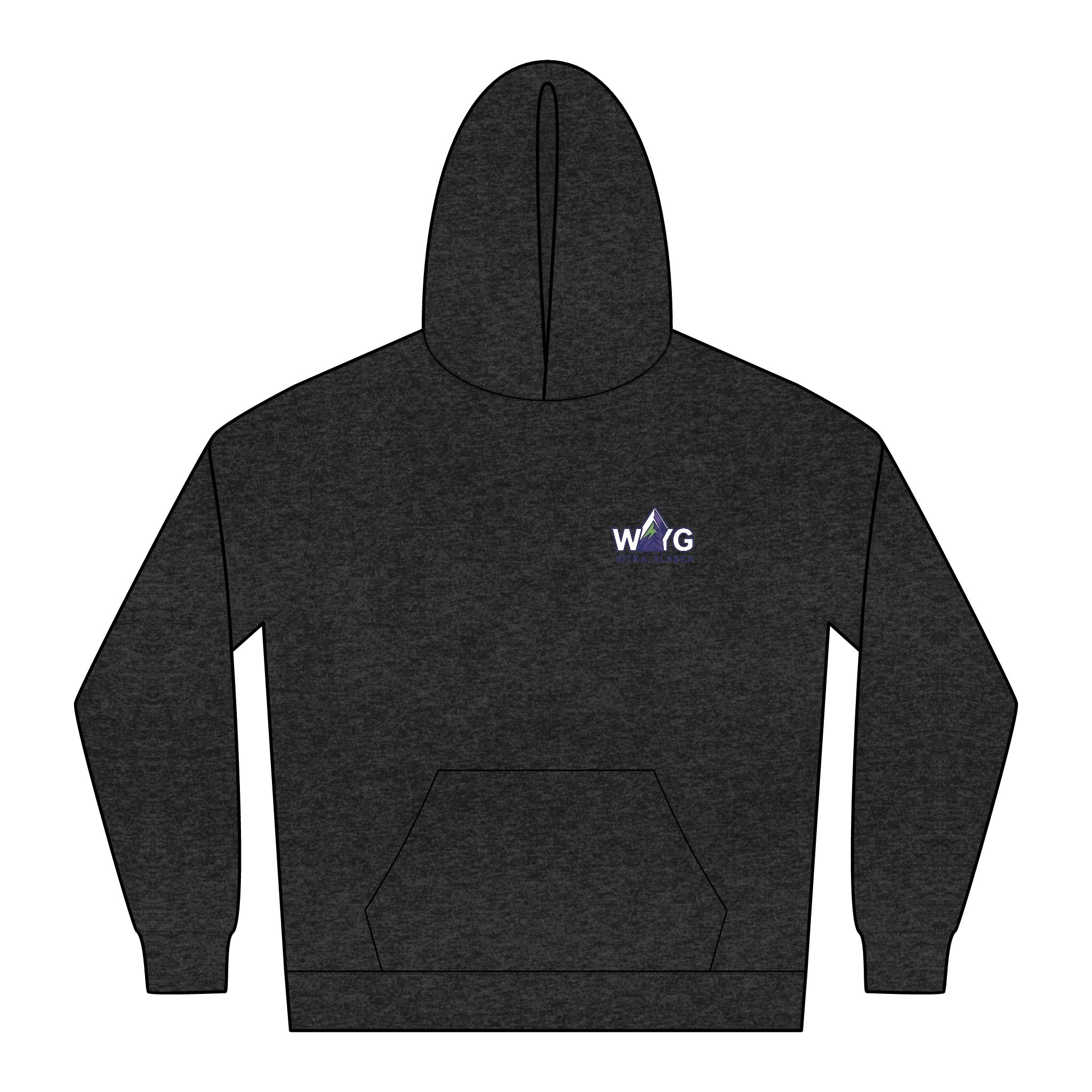 WAYG Collection- Sitka Alaska - Cozy Relaxed Hoodie for Everyday Comfort, Soft Hooded Sweatshirt