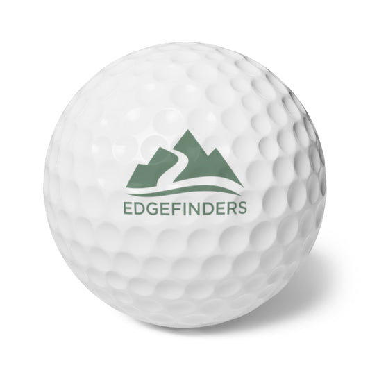 Eco-Friendly Golf Balls - 6 Pack with Edgefinders Design