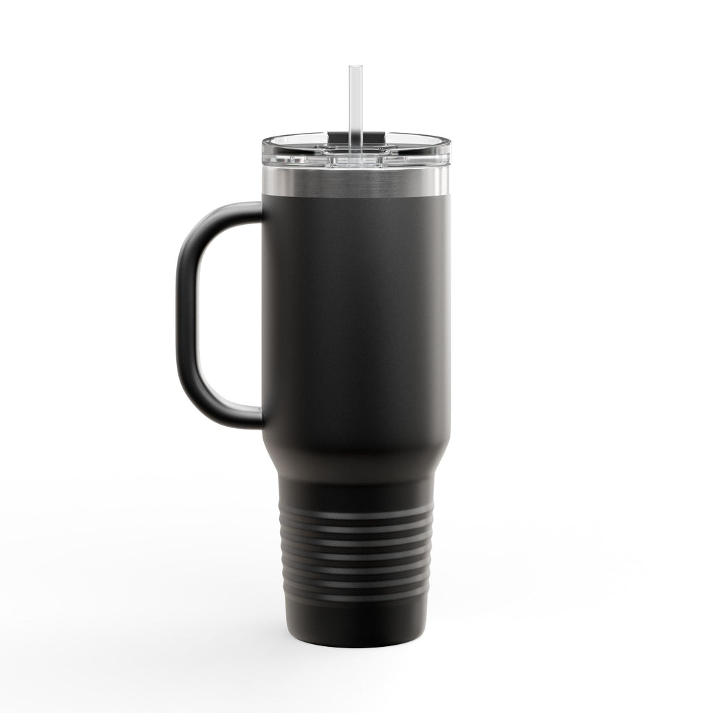 Eco-Friendly Insulated Travel Mug - 40oz with Mountains Design