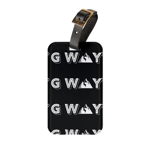 Adventure Luggage Tag - Stylish Travel Accessory with Mountain Design