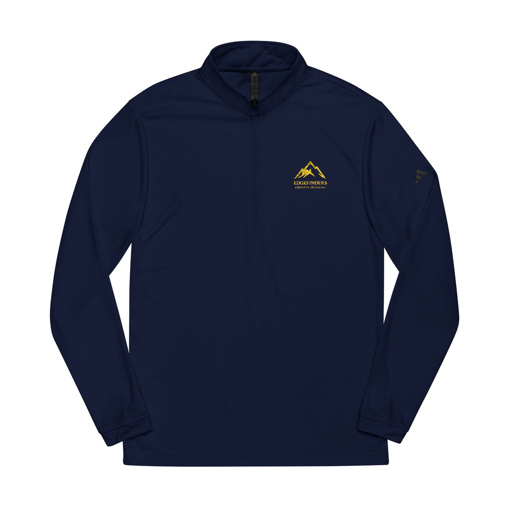 Embroidered Quarter-Zip Pullover — Mountain Crest Logo