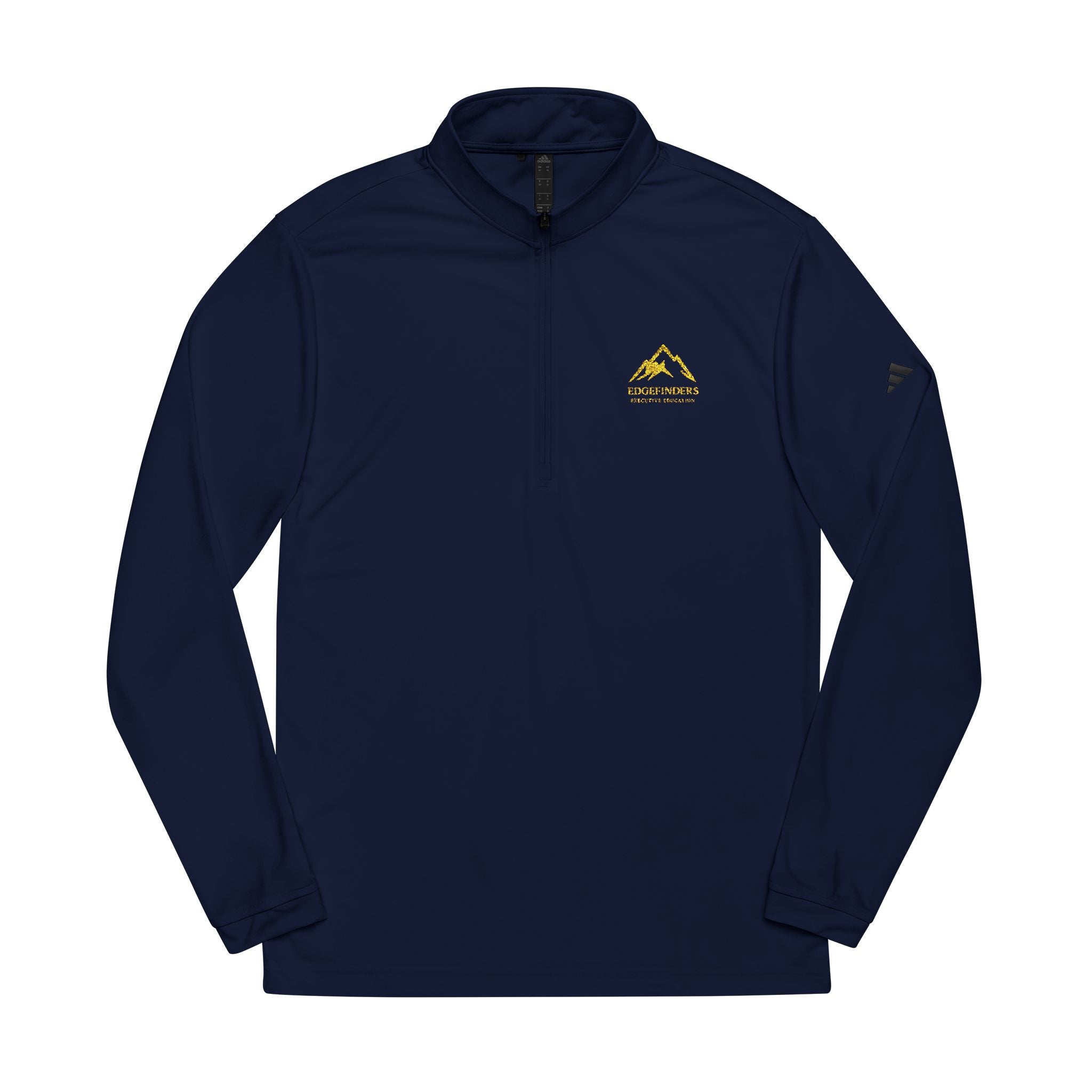 Embroidered Quarter-Zip Pullover — Mountain Crest Logo