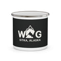 WAYG Collection- Sitka Alaska- Enamel Mug,