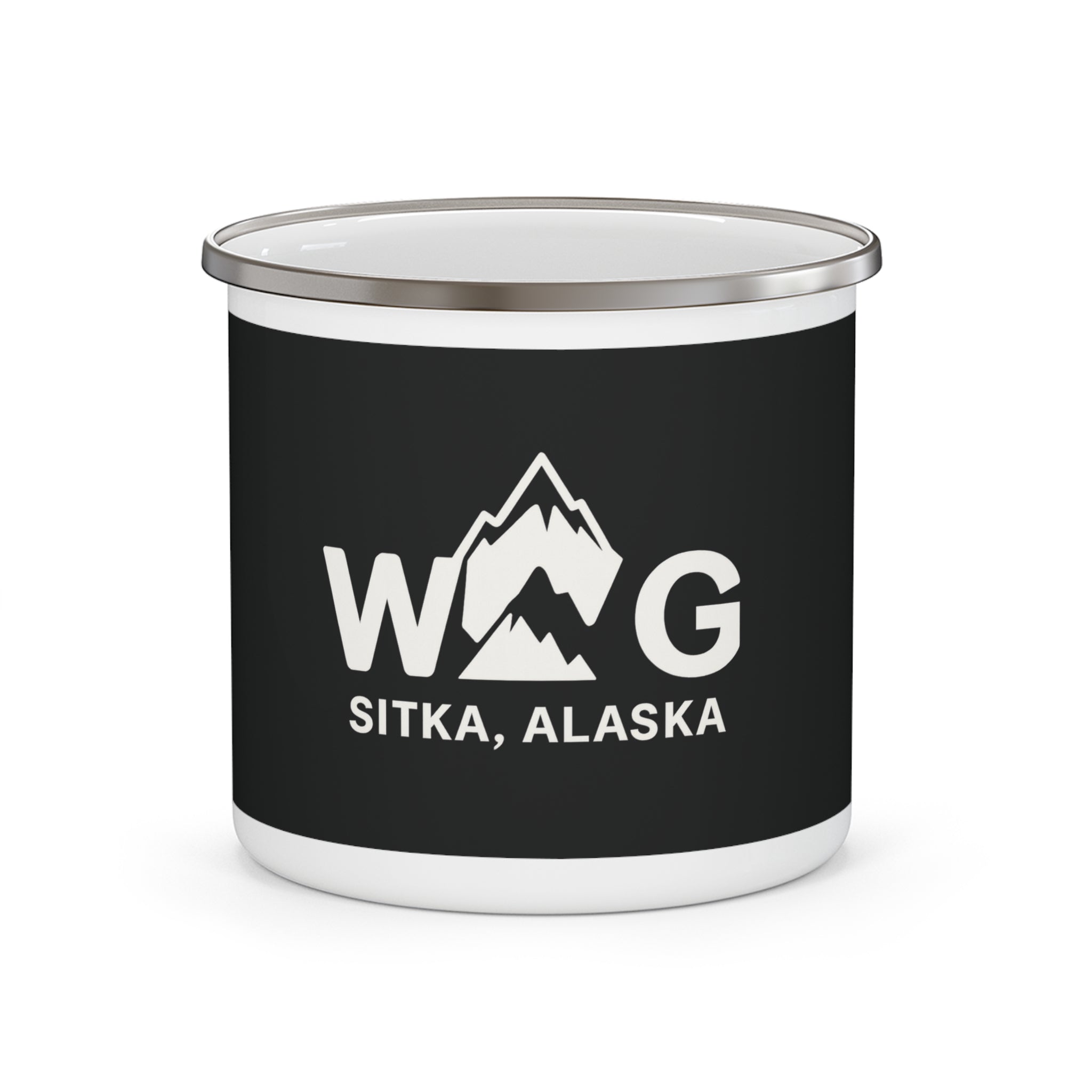 WAYG Collection- Sitka Alaska- Enamel Mug,