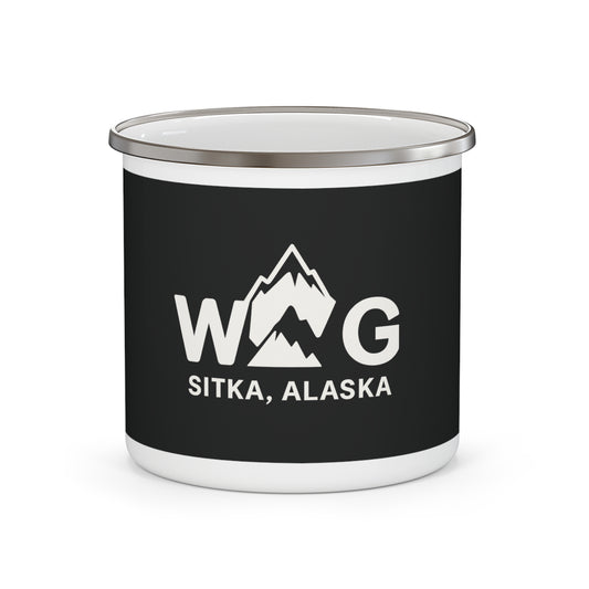 WAYG Collection- Sitka Alaska- Enamel Mug,