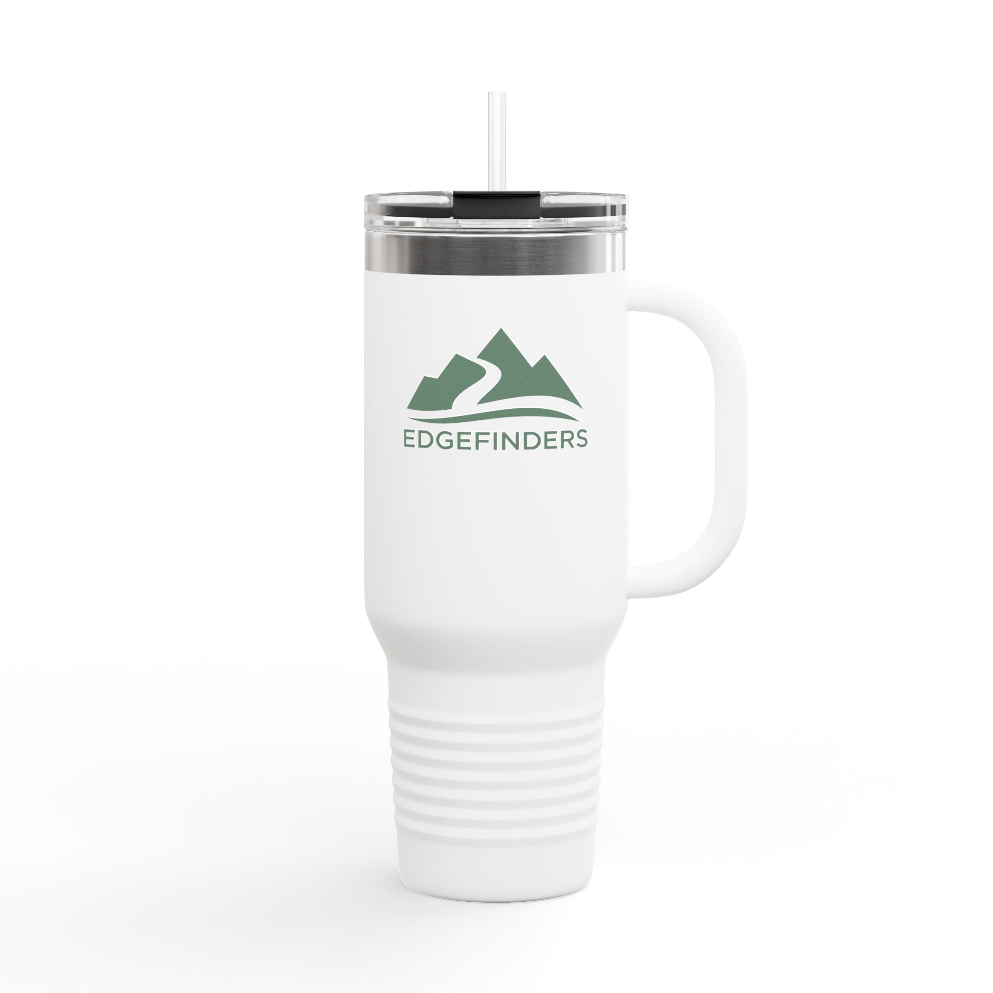 Eco-Friendly Insulated Travel Mug - 40oz with Mountains Design