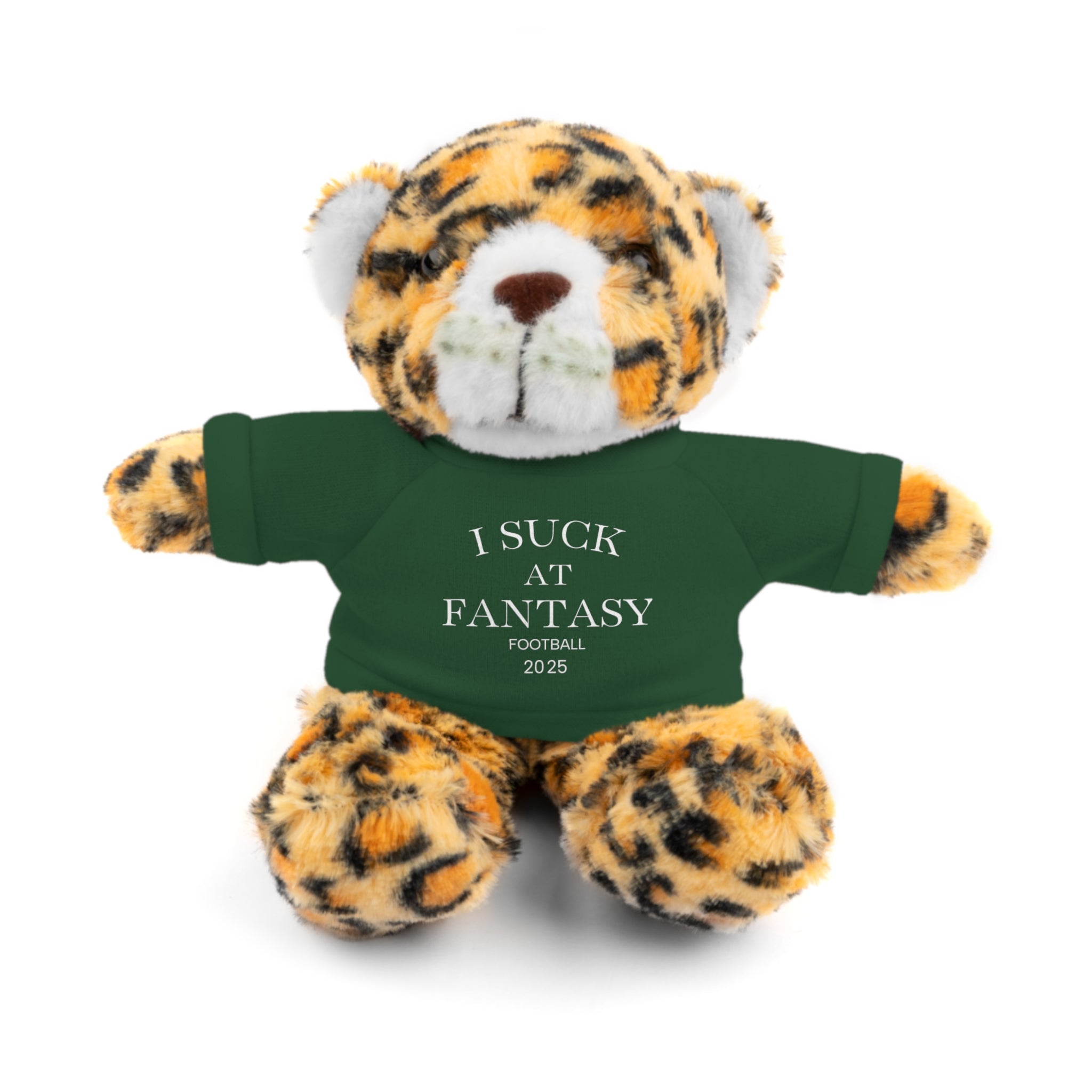 Fantasy Football Stuffed Animal, Cuddle Toy, Sports Gift, Personalized Plush Bear, Fun Gift Idea for Fans