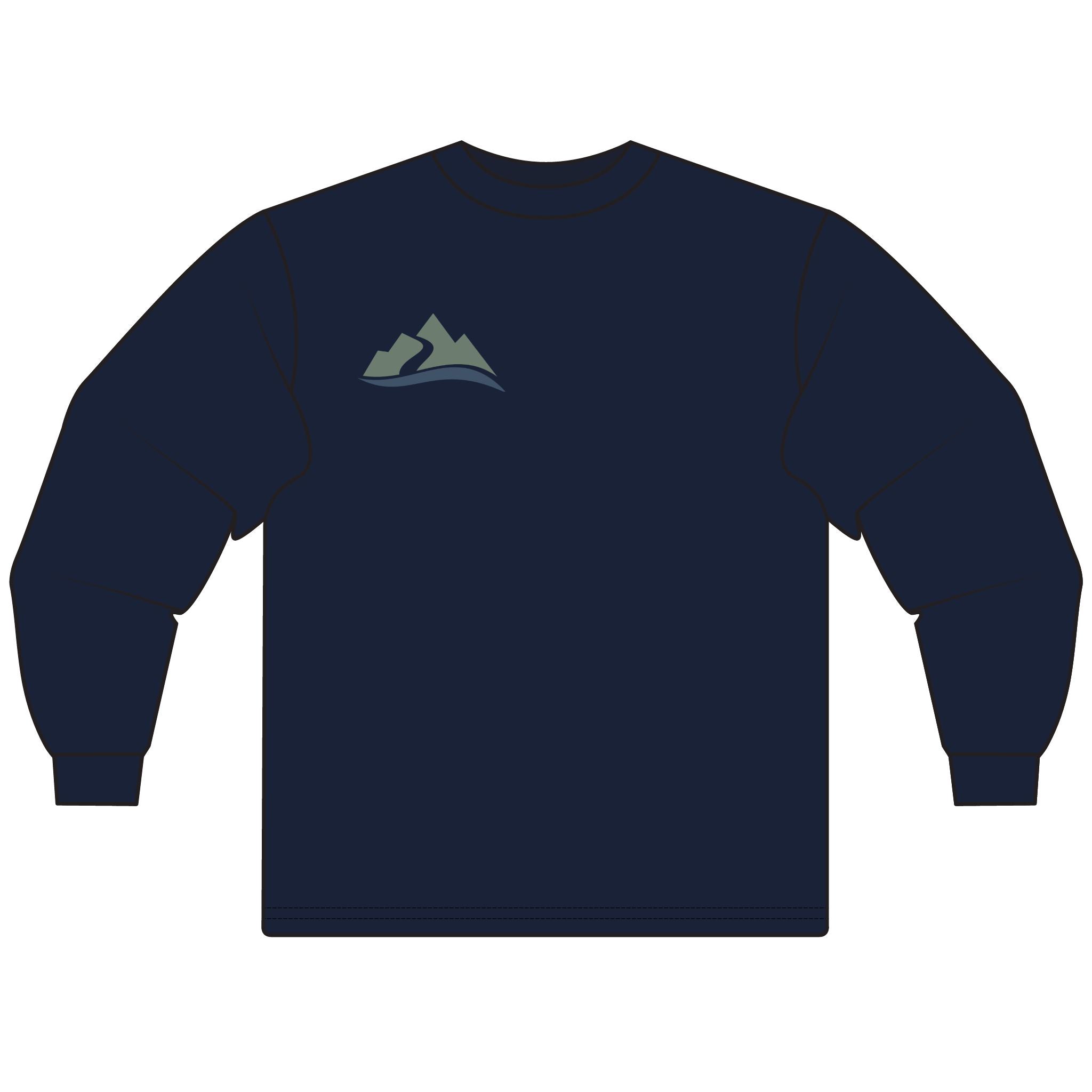 Mountain Wave Unisex Long Sleeve T-Shirt - Perfect for Outdoor Enthusiasts