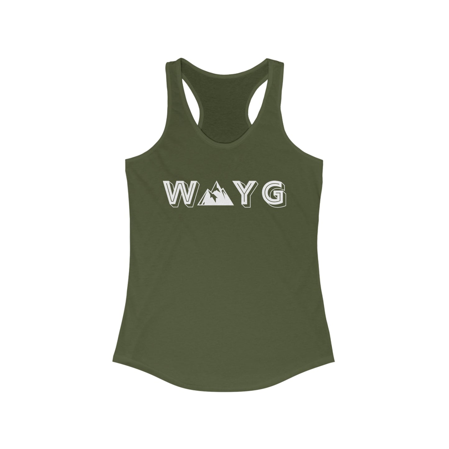 Women’s Ideal Racerback Tank - Adventure Awaits Design