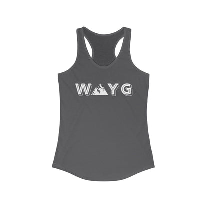 Women’s Ideal Racerback Tank - Adventure Awaits Design