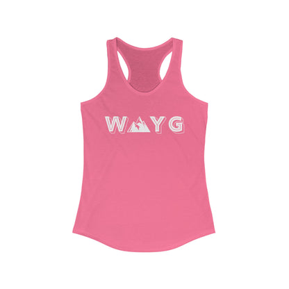 Women’s Ideal Racerback Tank - Adventure Awaits Design