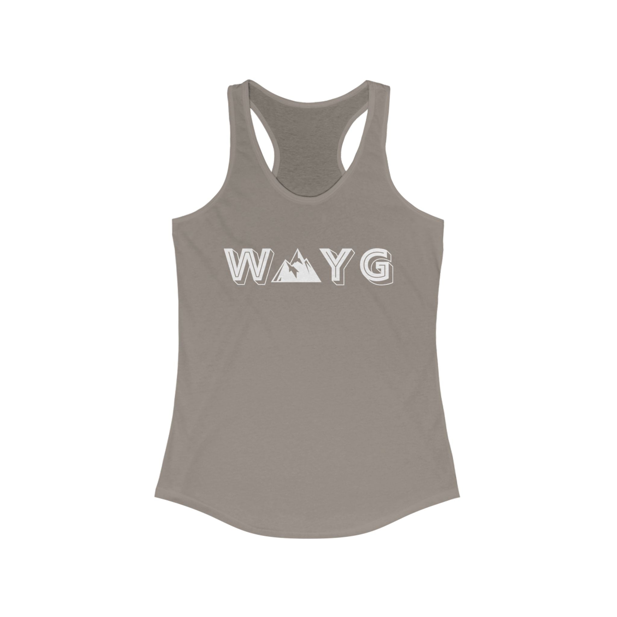 Women’s Ideal Racerback Tank - Adventure Awaits Design