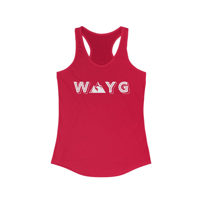 Women’s Ideal Racerback Tank - Adventure Awaits Design
