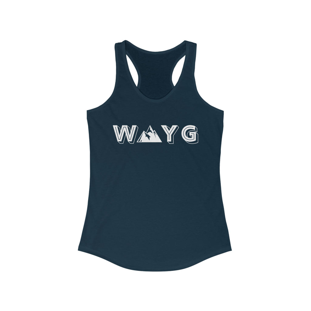 Women’s Ideal Racerback Tank - Adventure Awaits Design