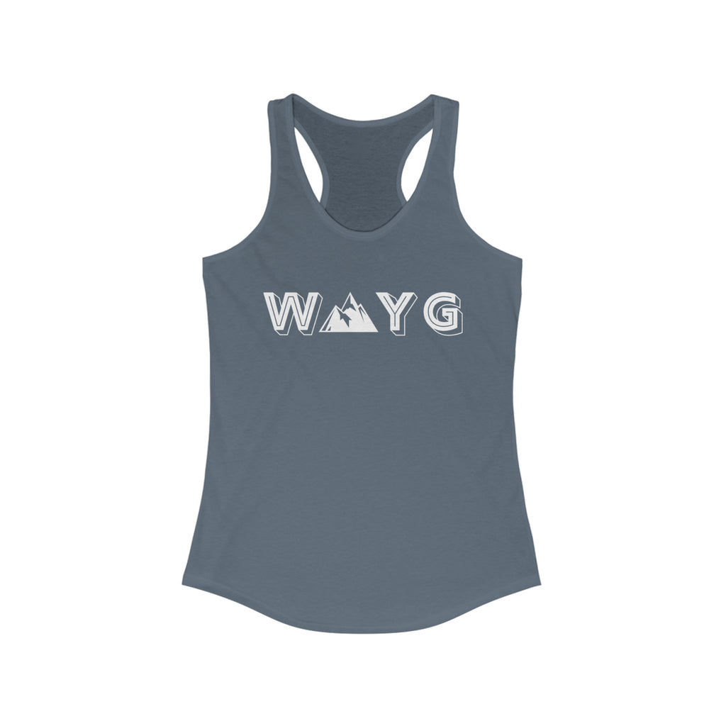 Women’s Ideal Racerback Tank - Adventure Awaits Design