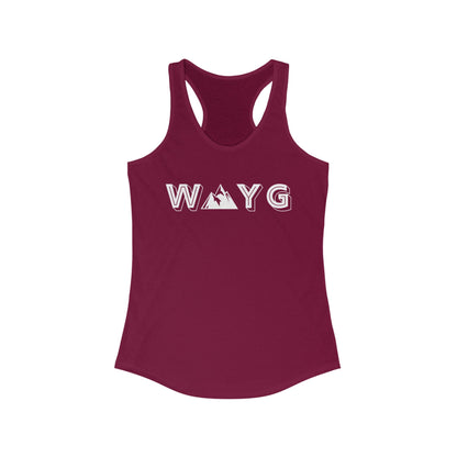 Women’s Ideal Racerback Tank - Adventure Awaits Design