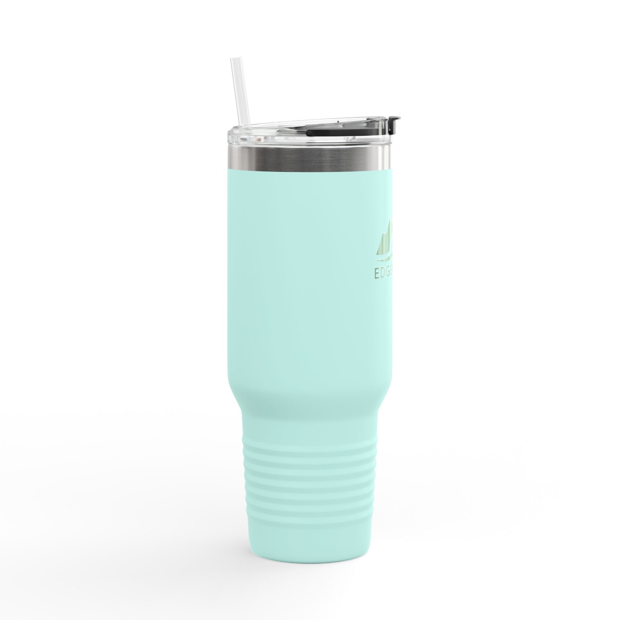 Eco-Friendly Insulated Travel Mug - 40oz with Mountains Design