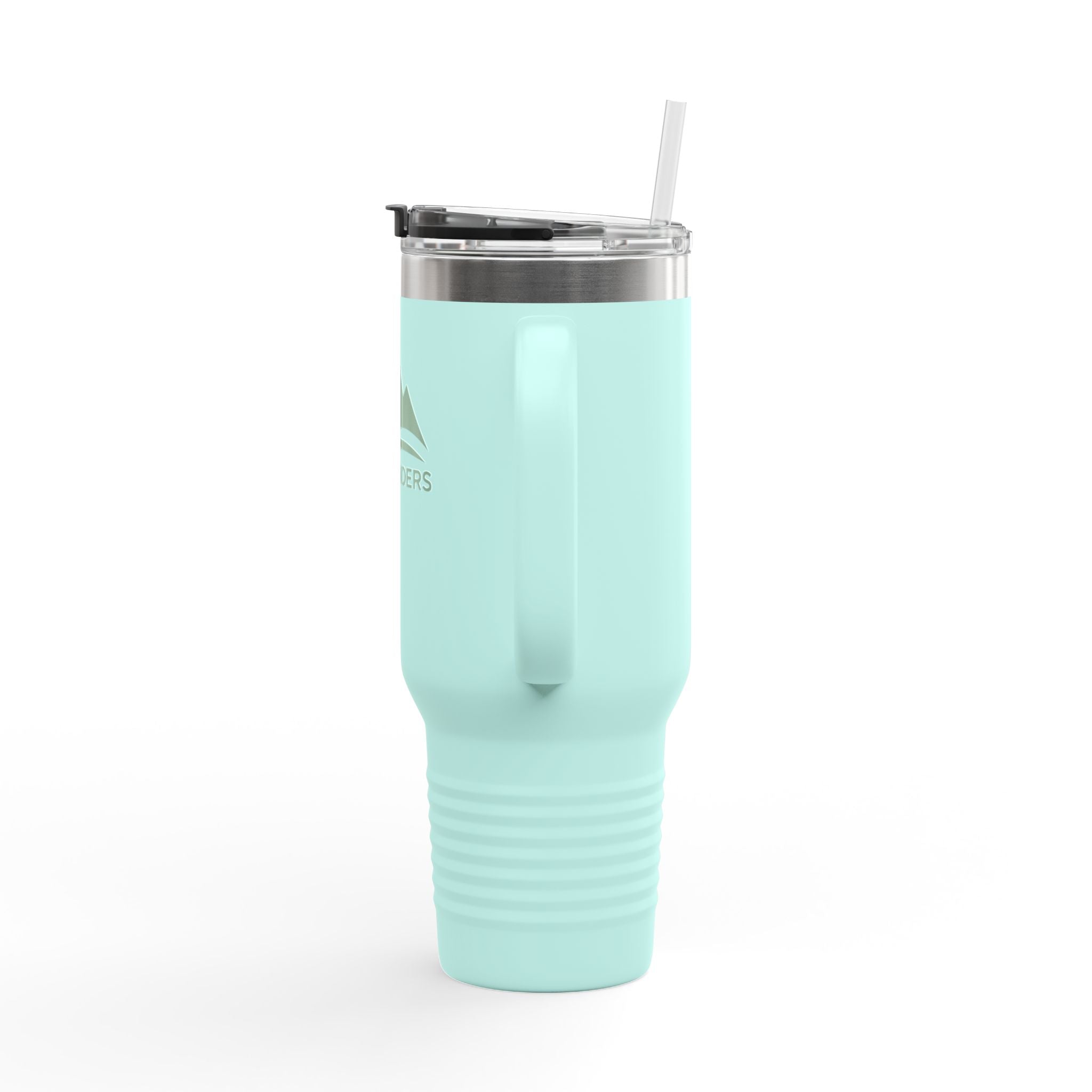 Eco-Friendly Insulated Travel Mug - 40oz with Mountains Design