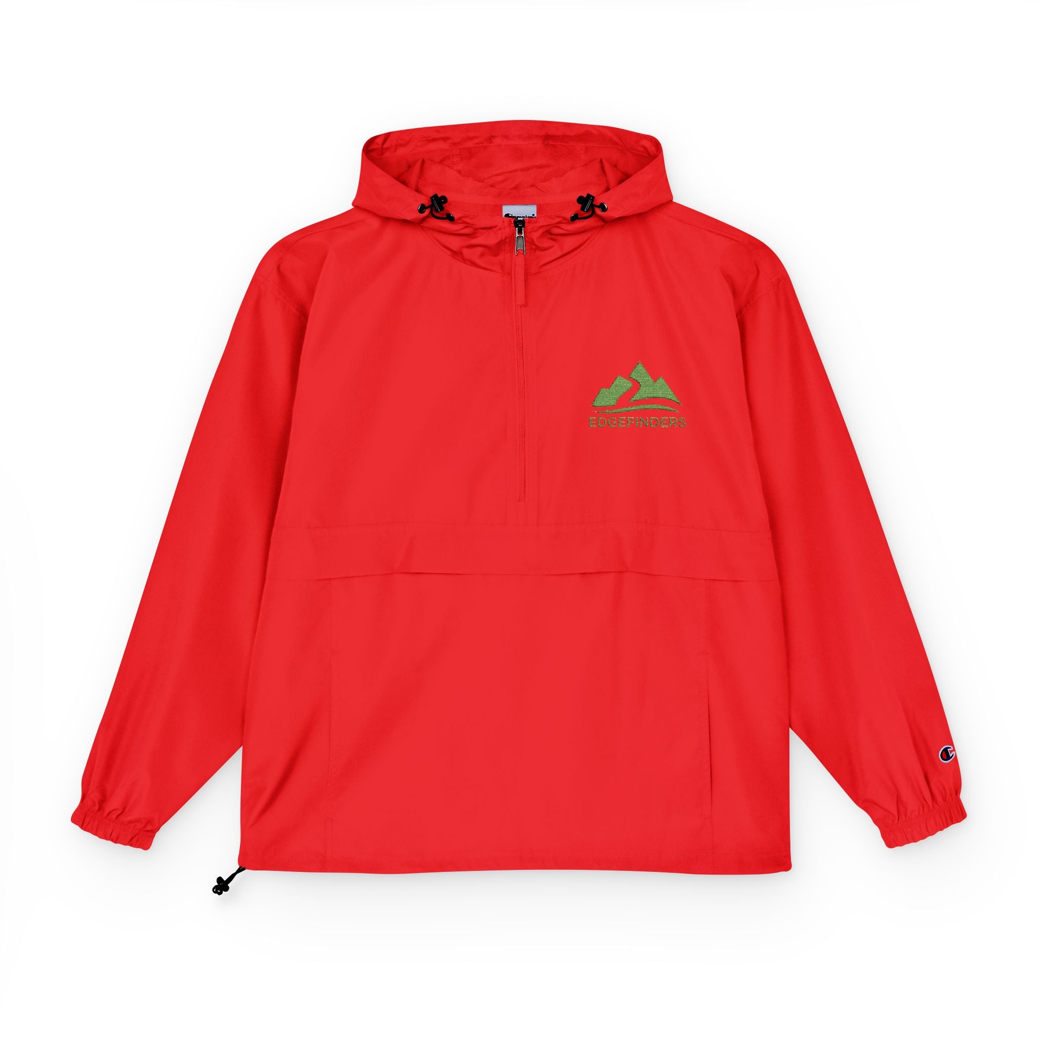 Champion Unisex Packable Anorak Jacket - Lightweight Outdoor Windbreaker