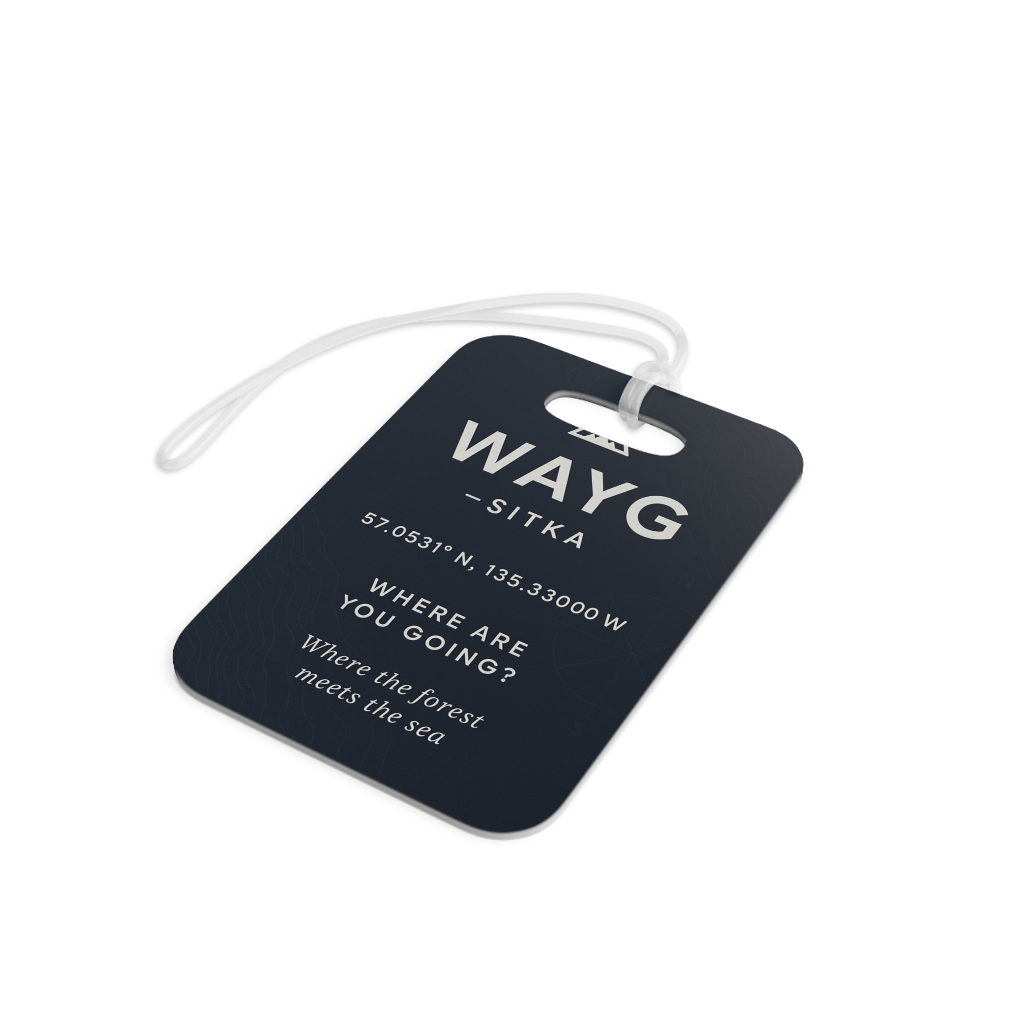 WAYG Collection- Sitka Alaska- Luggage Tags -